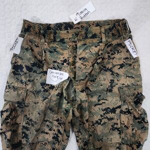 32"  Woodland Digital Camouflage Military BDU Cargo  Camo Pants CONVENIENT HOLE